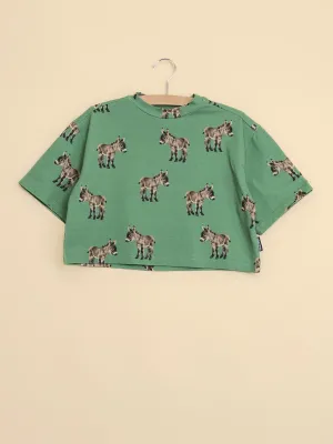 Donkeys Cropped T-Shirt Kids