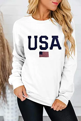 Dressmine USA Women's Long Sleeve Sweatshirt