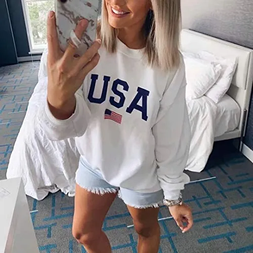 Dressmine USA Women's Long Sleeve Sweatshirt