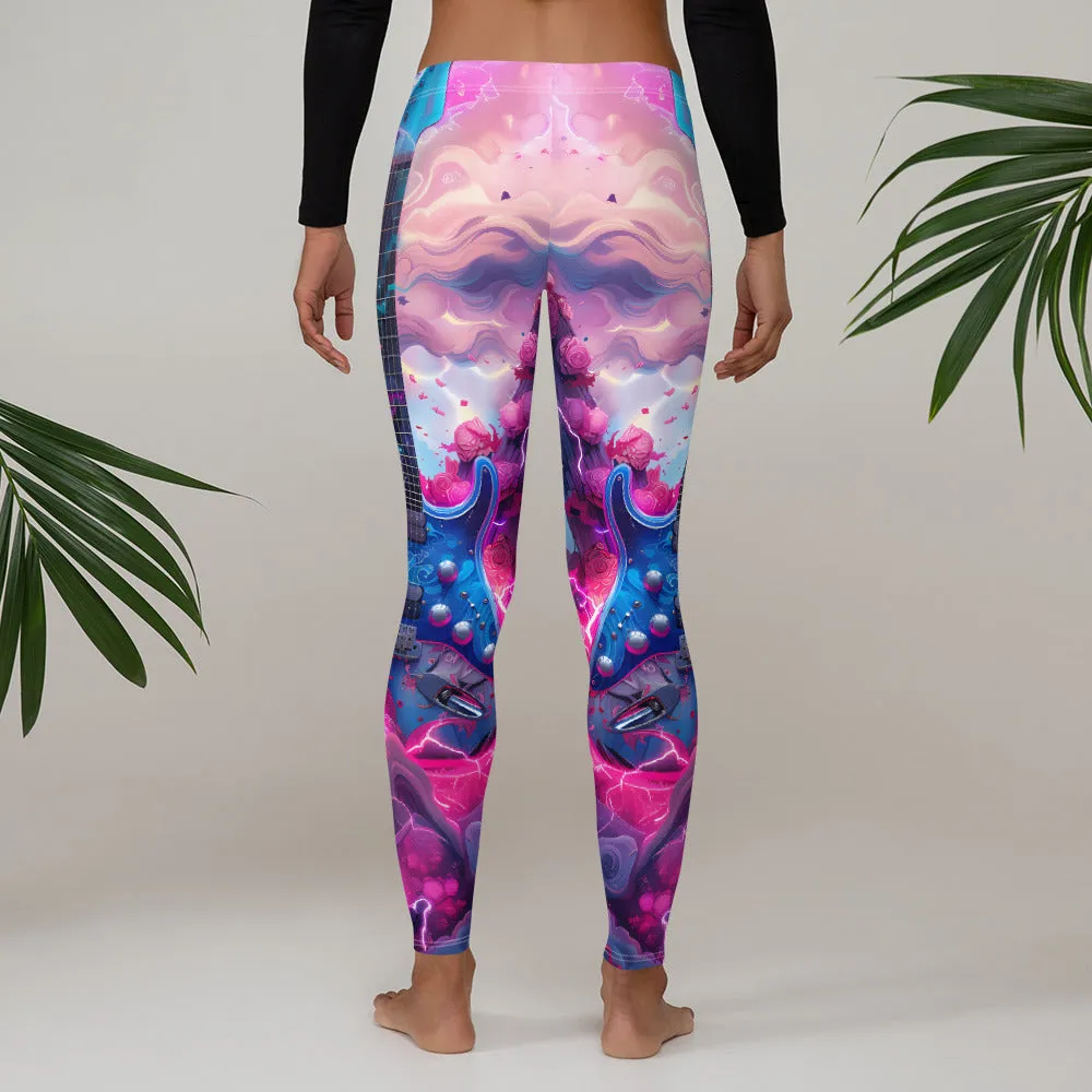 Electric Storm Guitar Leggings