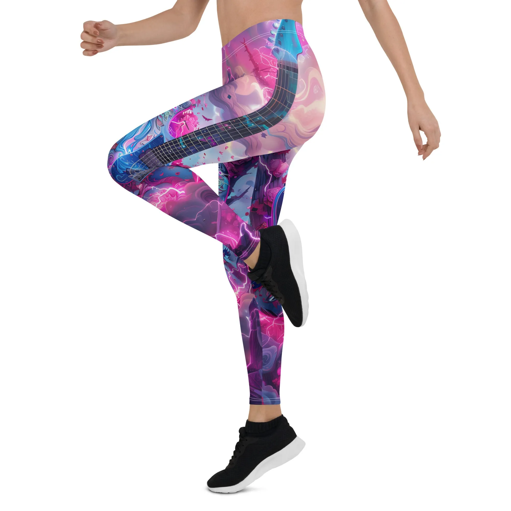 Electric Storm Guitar Leggings