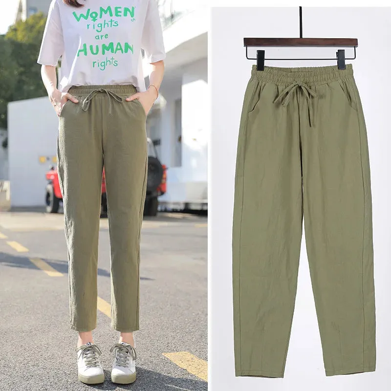 Ella | Linen Harem Pants