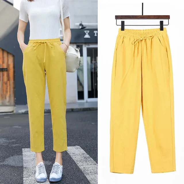 Ella | Linen Harem Pants
