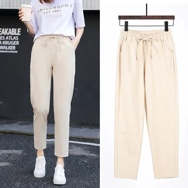 Ella | Linen Harem Pants