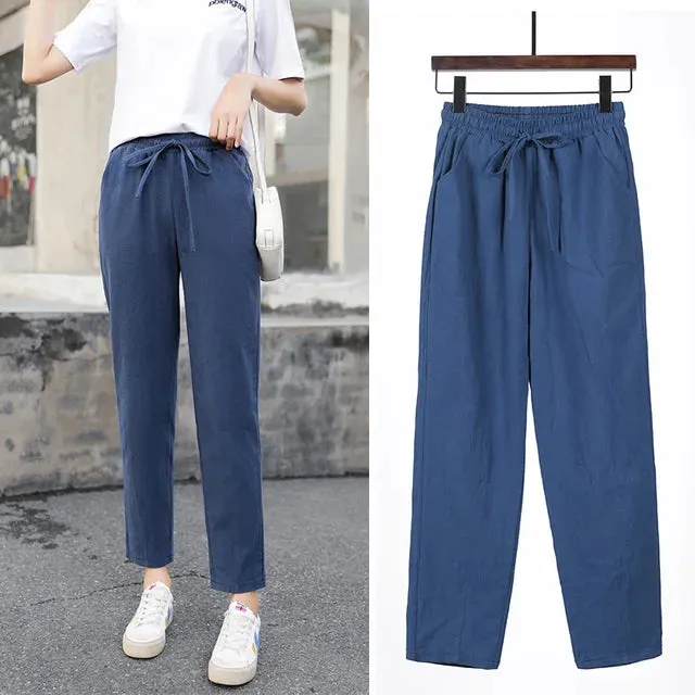 Ella | Linen Harem Pants