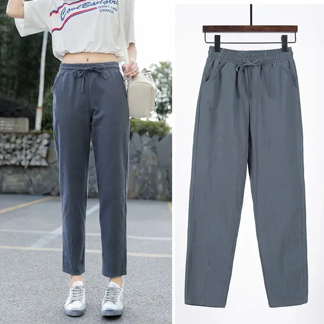 Ella | Linen Harem Pants