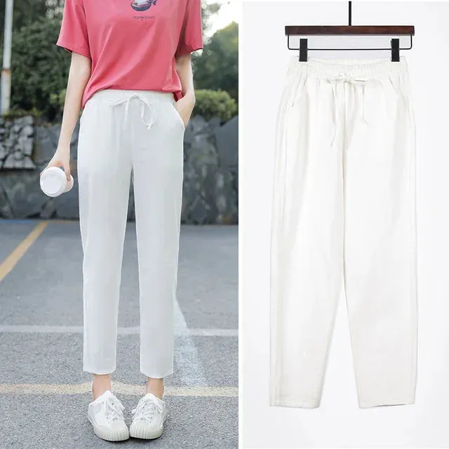 Ella | Linen Harem Pants