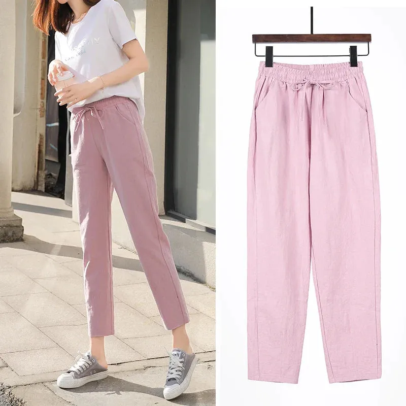 Ella | Linen Harem Pants