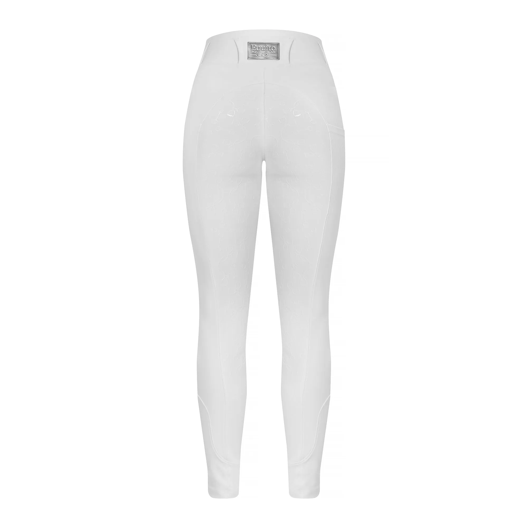 Equito white and silver riding leggings