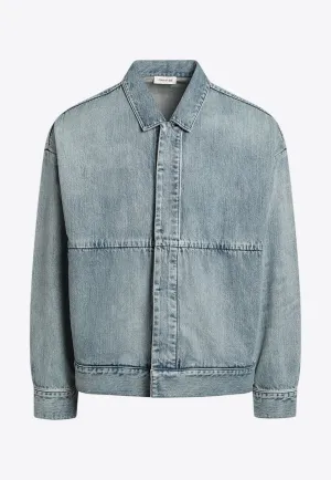 Faded Denim Trucker Jacket