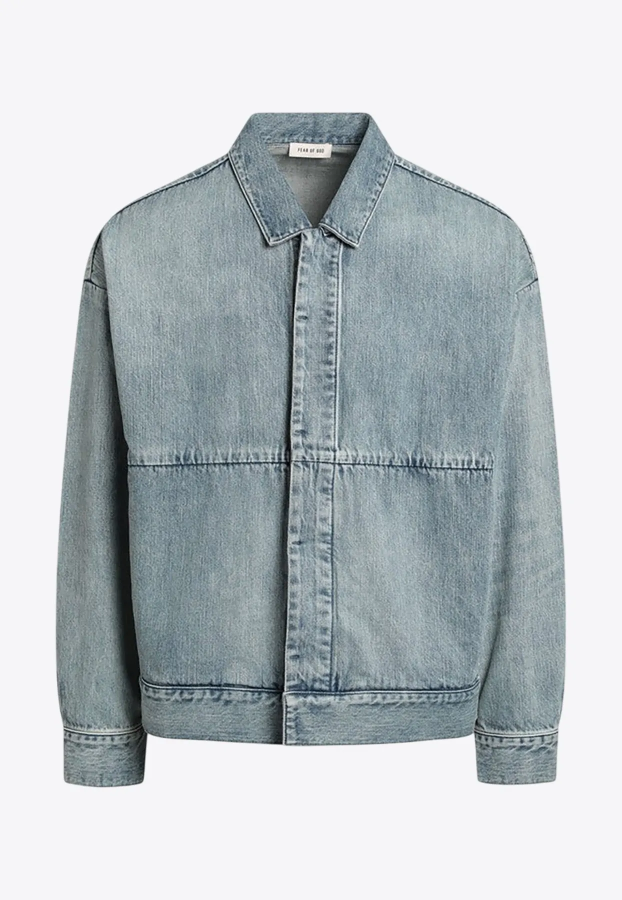 Faded Denim Trucker Jacket