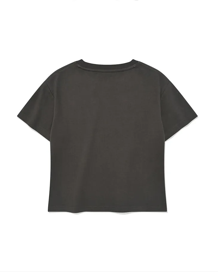 Fallett Flowing Ribbon T-shirt Charcoal