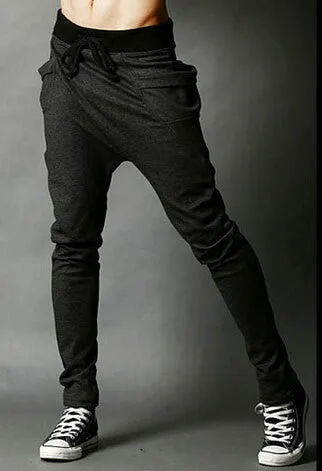 Fashion Sweatpants Trousers Men Harem Pants Pants, Men'S Big Pocket Design Man Cargo Joggers M ~ XX