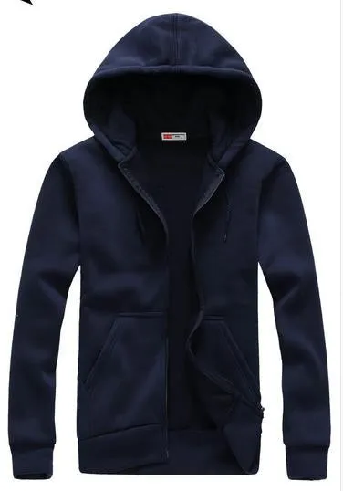 fashion Sweatshirt Men Hit Color Men Hoodies Casual Side Zipper Mensports Suit Slim Sportswear