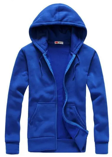 fashion Sweatshirt Men Hit Color Men Hoodies Casual Side Zipper Mensports Suit Slim Sportswear