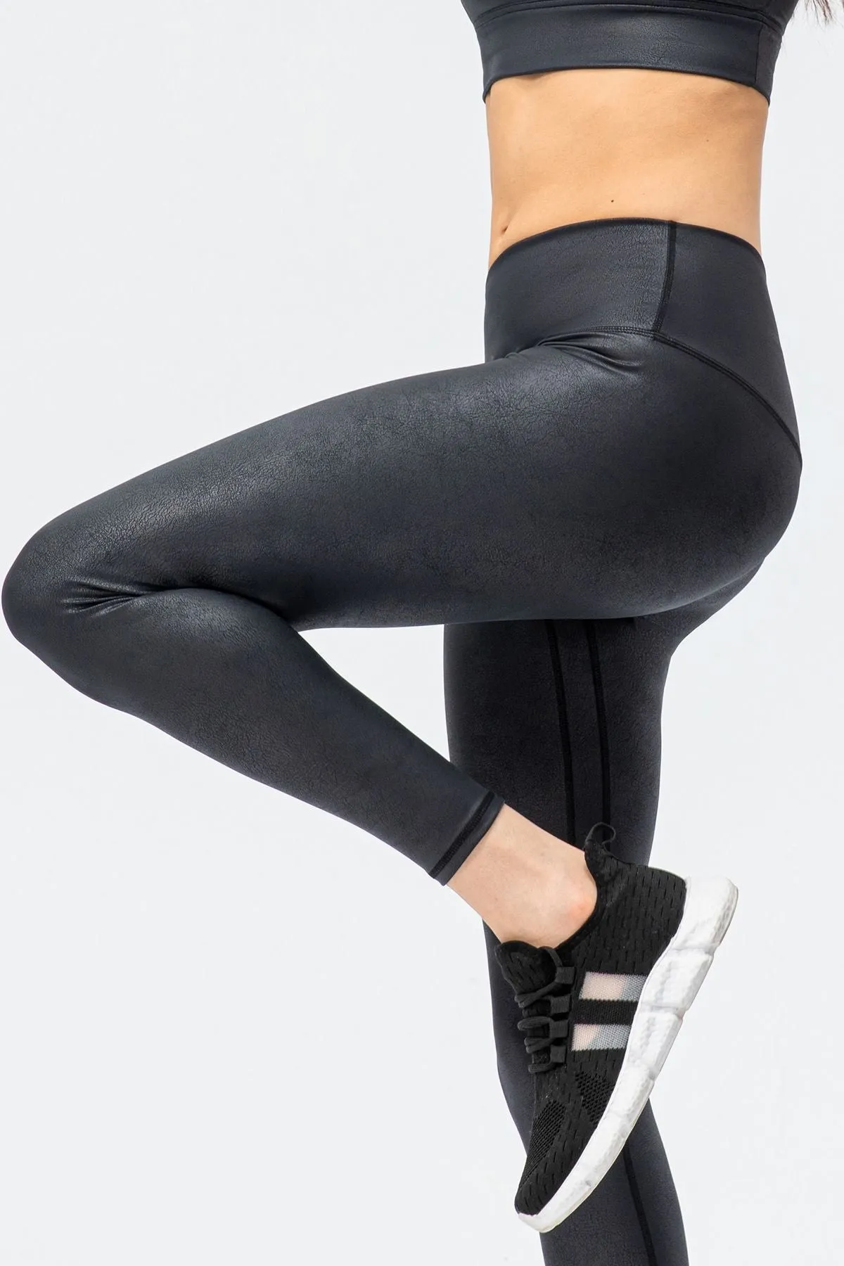 Faux Leather Moto Leggings