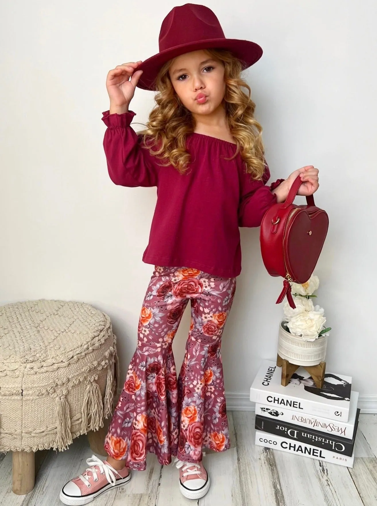 Fav Flowers Bell Bottom Set