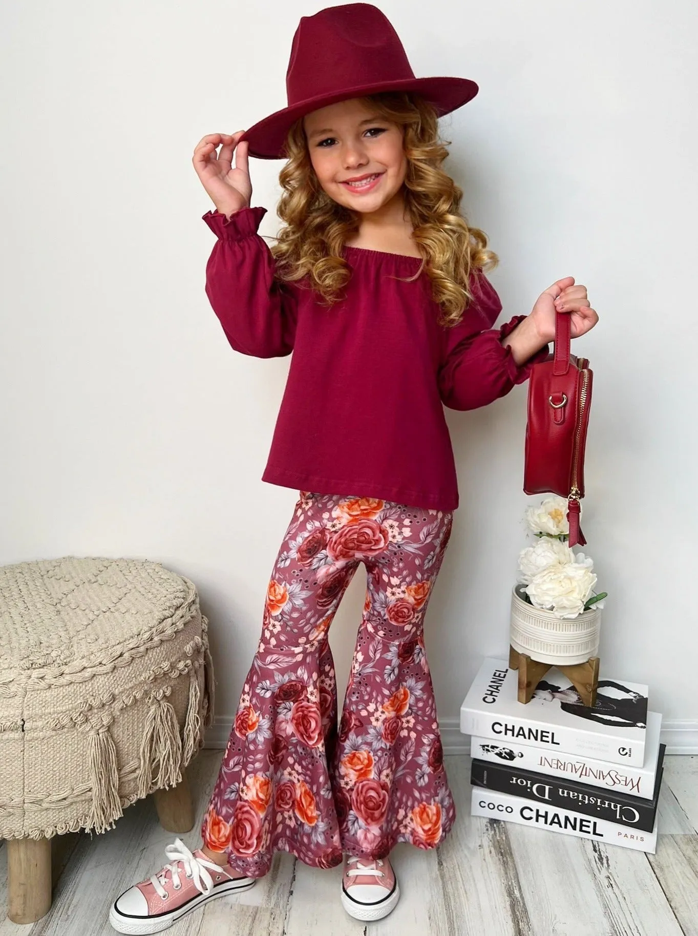 Fav Flowers Bell Bottom Set