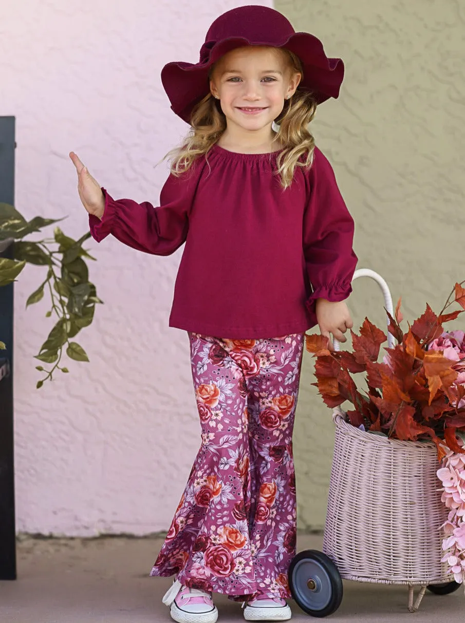 Fav Flowers Bell Bottom Set