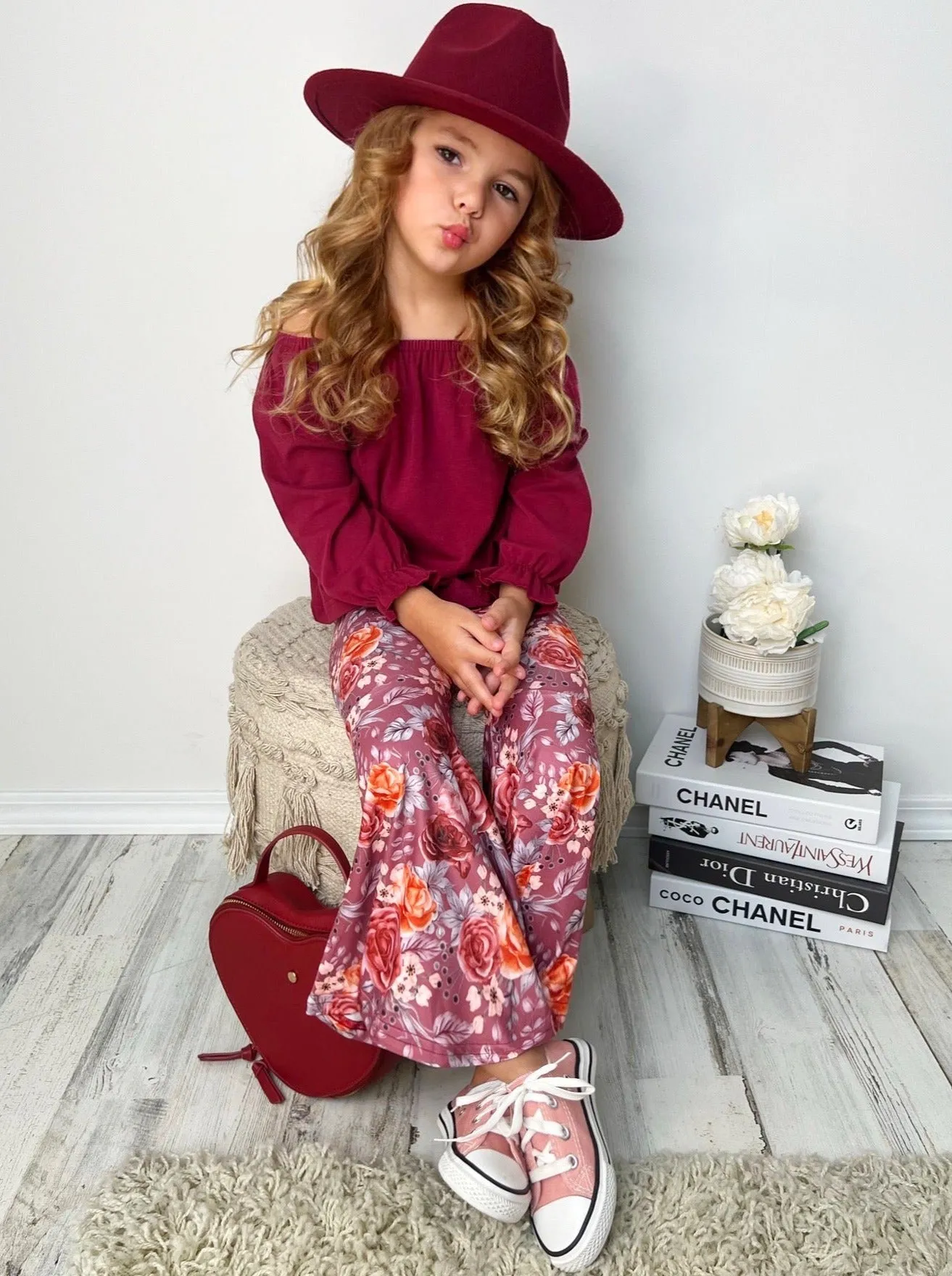 Fav Flowers Bell Bottom Set