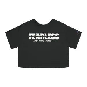 Fearless /White/Crop Top