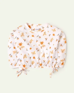 Floral Crop T-Shirt