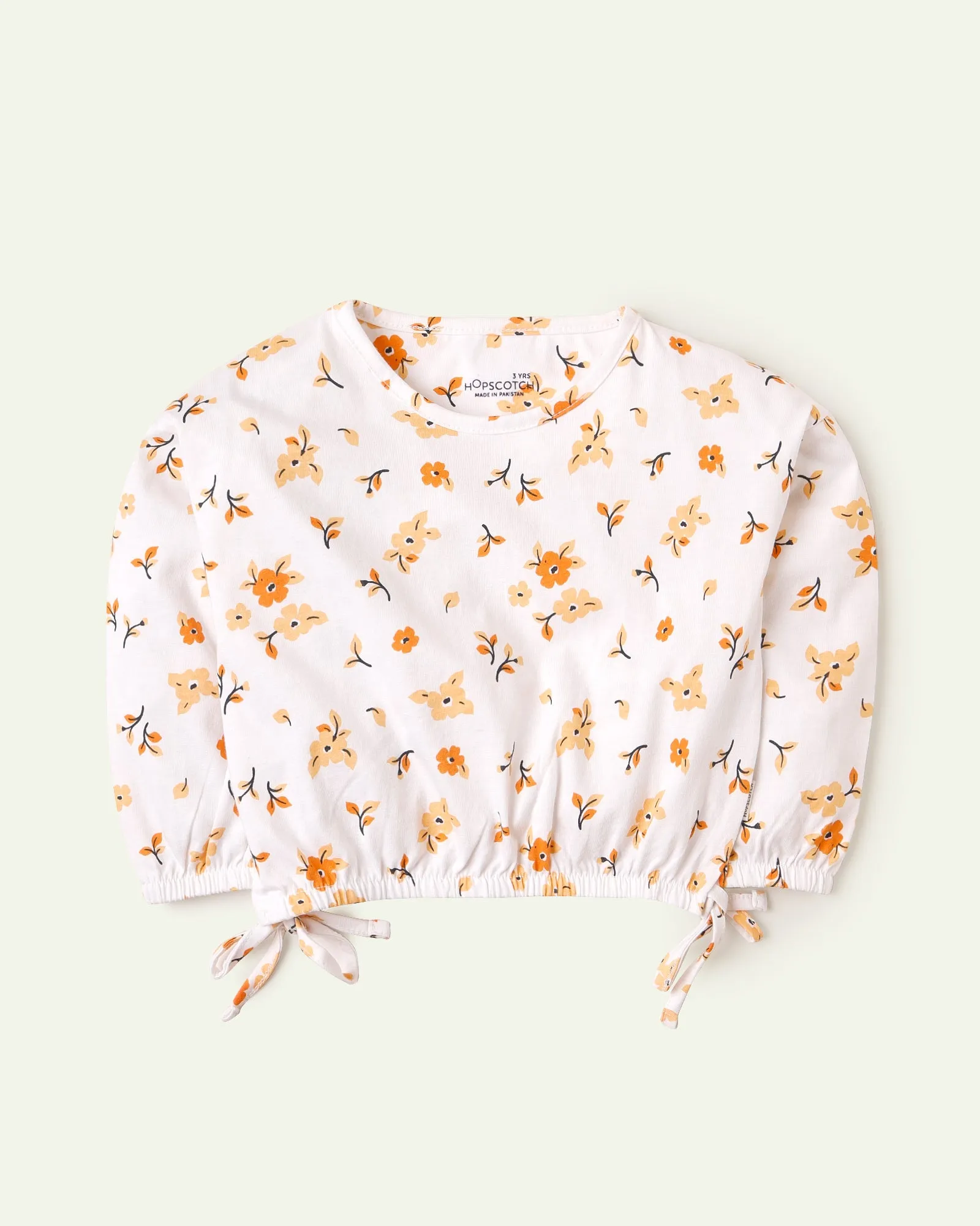 Floral Crop T-Shirt