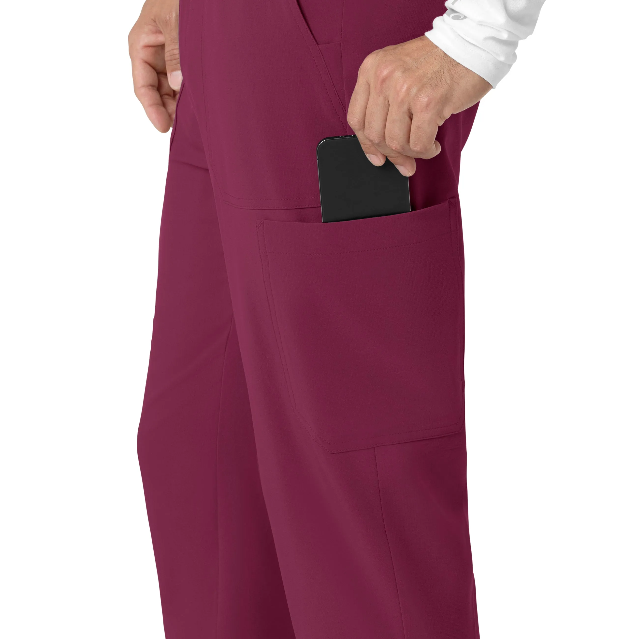Force Cross-Flex C56310 Men's Jogger Scrub Pants Wine