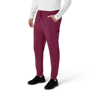 Force Cross-Flex C56310 Men's Jogger Scrub Pants Wine