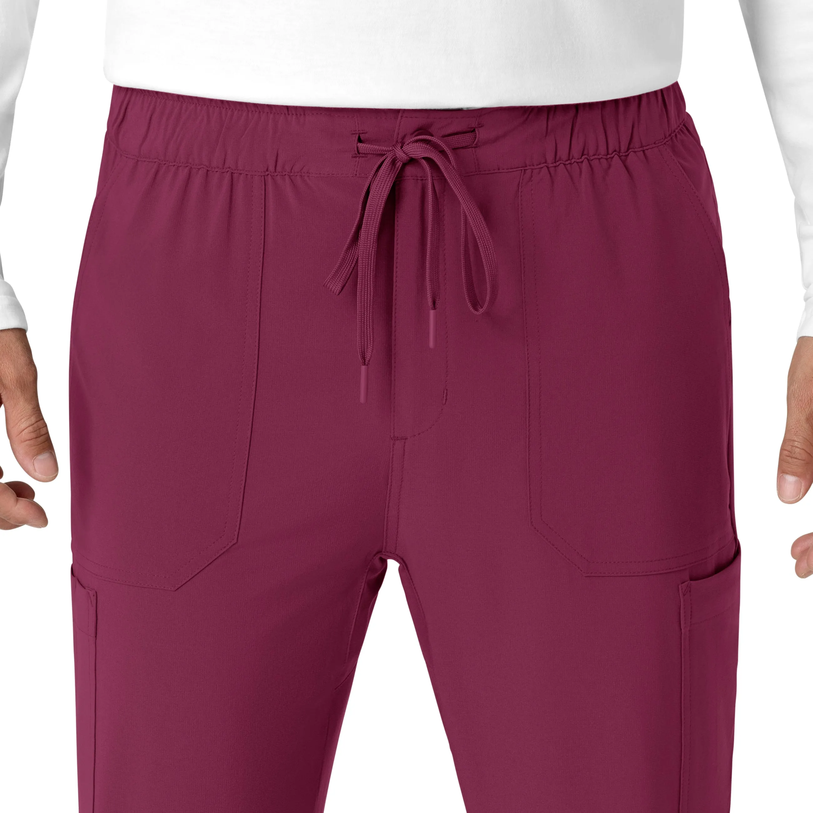 Force Cross-Flex C56310 Men's Jogger Scrub Pants Wine