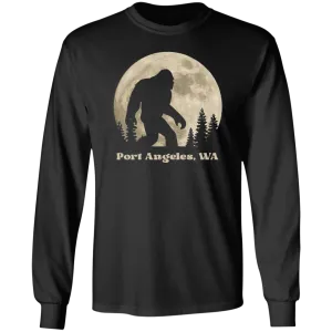 Full Moon Sasquatch Long Sleeve T-Shirt