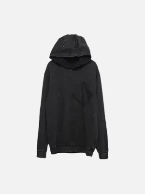 Function Vintage Patchwork Washed Hoodie