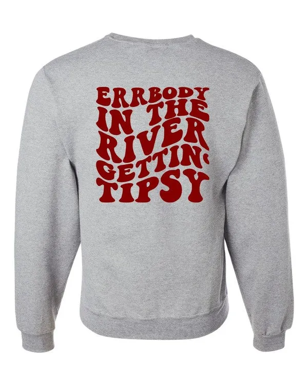 Gettin' Tipsy River Crewneck Sweatshirt
