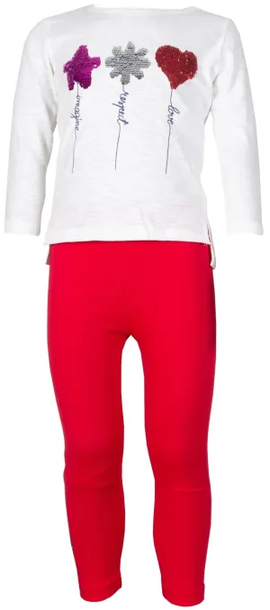 Girls Long Sleeve Star  Outfit