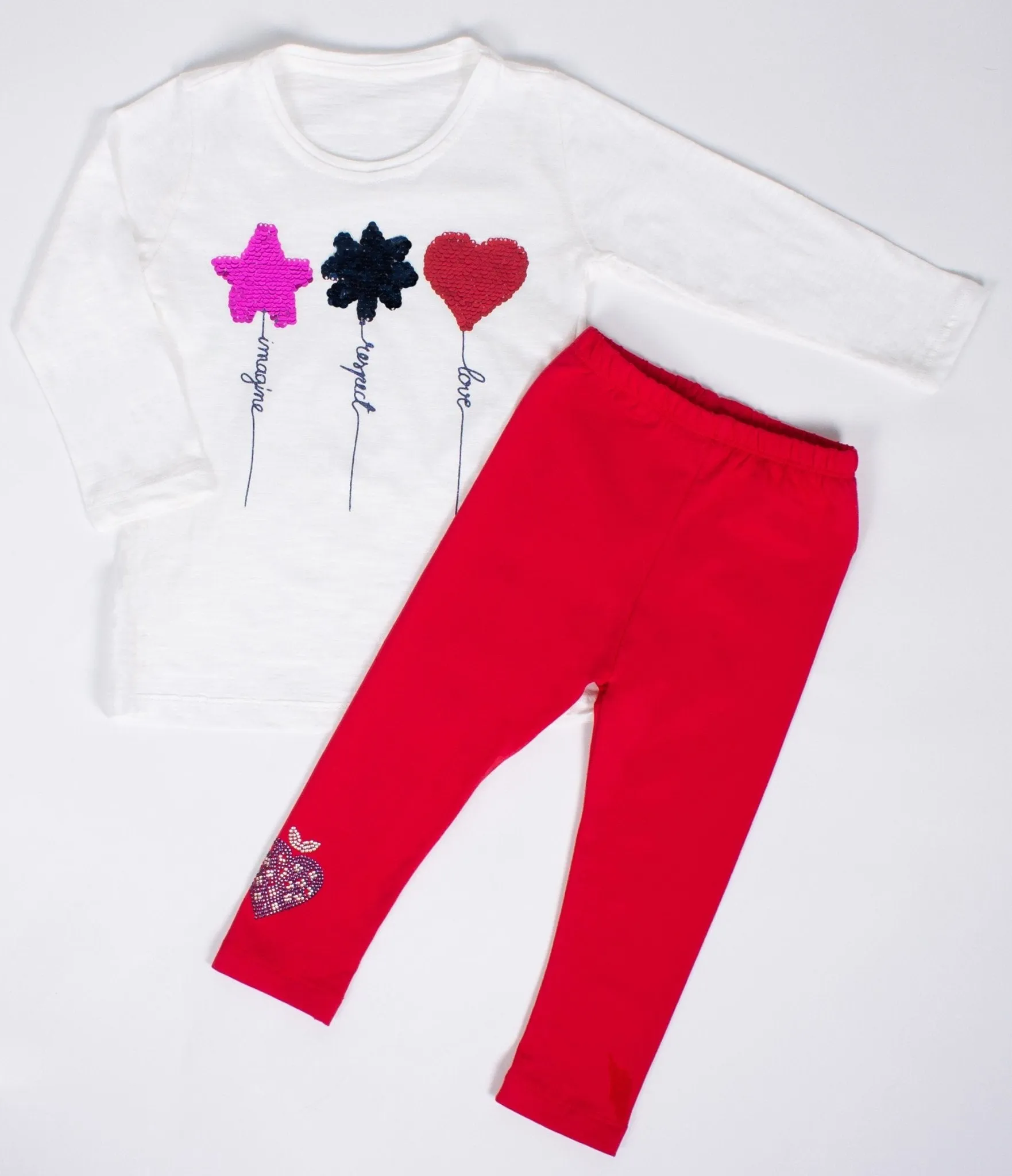 Girls Long Sleeve Star  Outfit