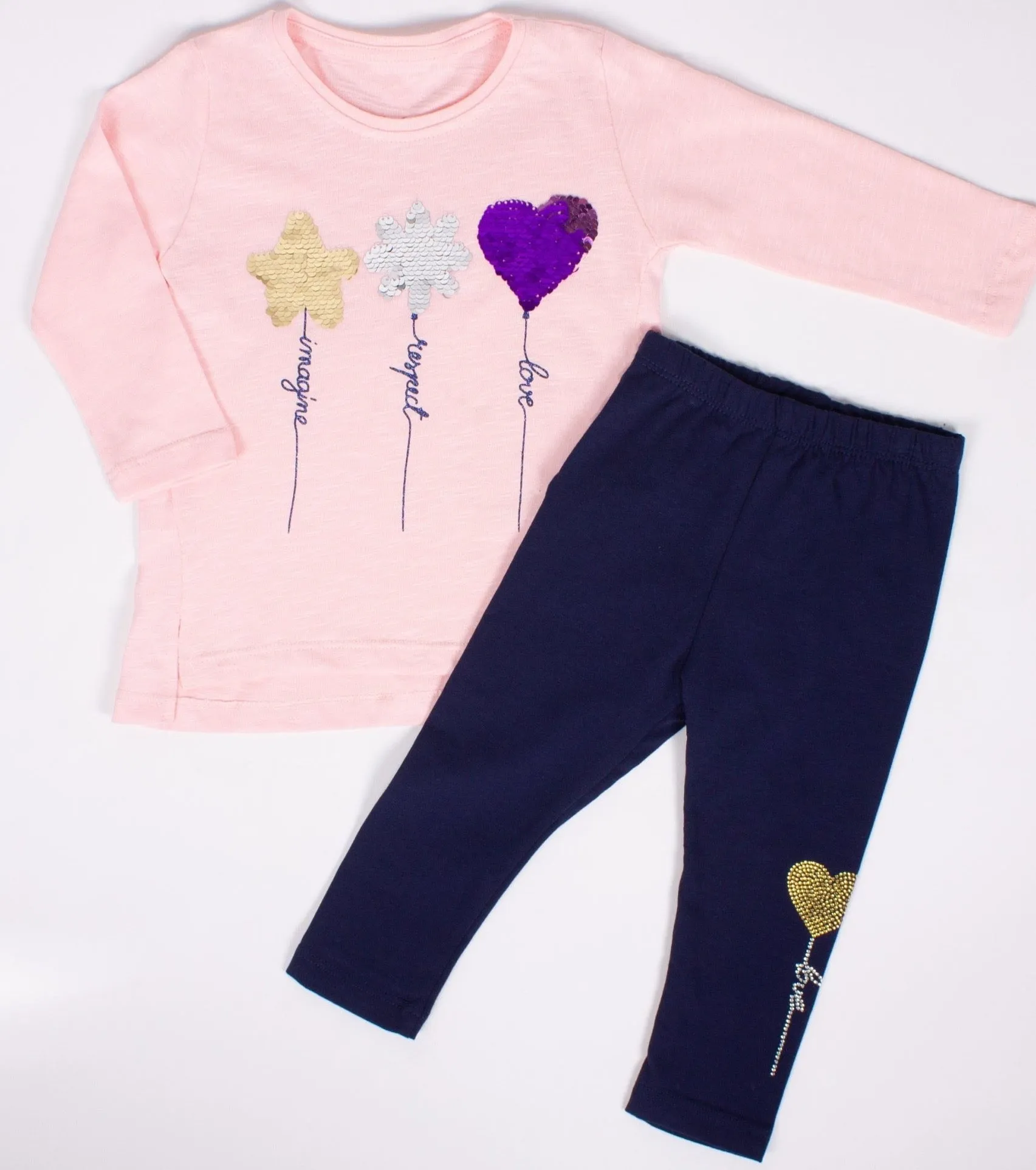 Girls Long Sleeve Star  Outfit