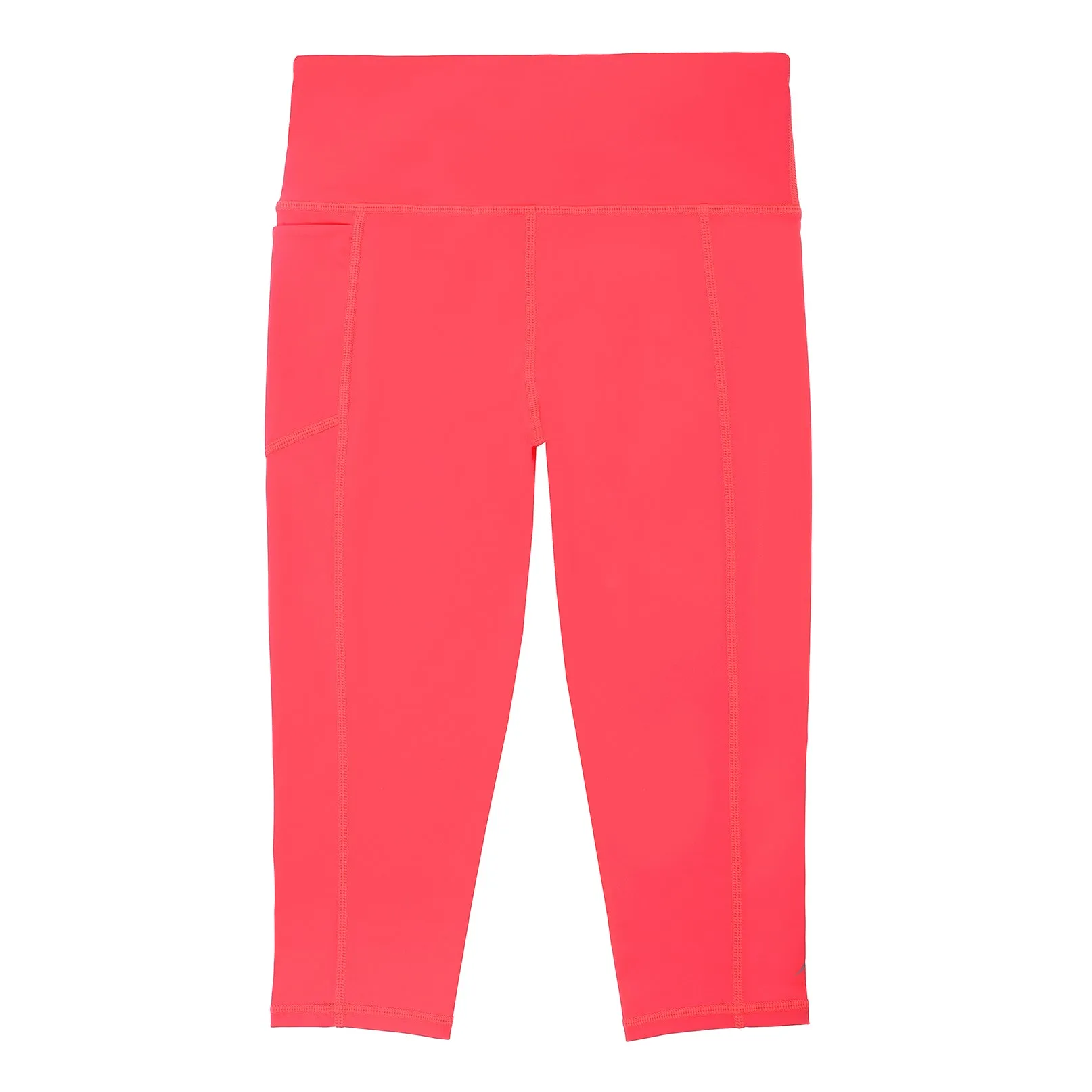 Girls Neon Orange 3/4 Leggings