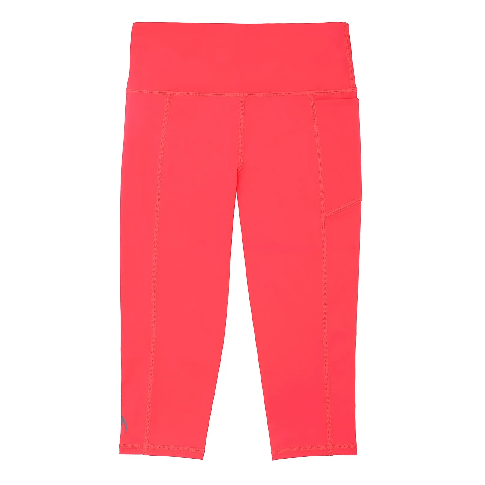 Girls Neon Orange 3/4 Leggings