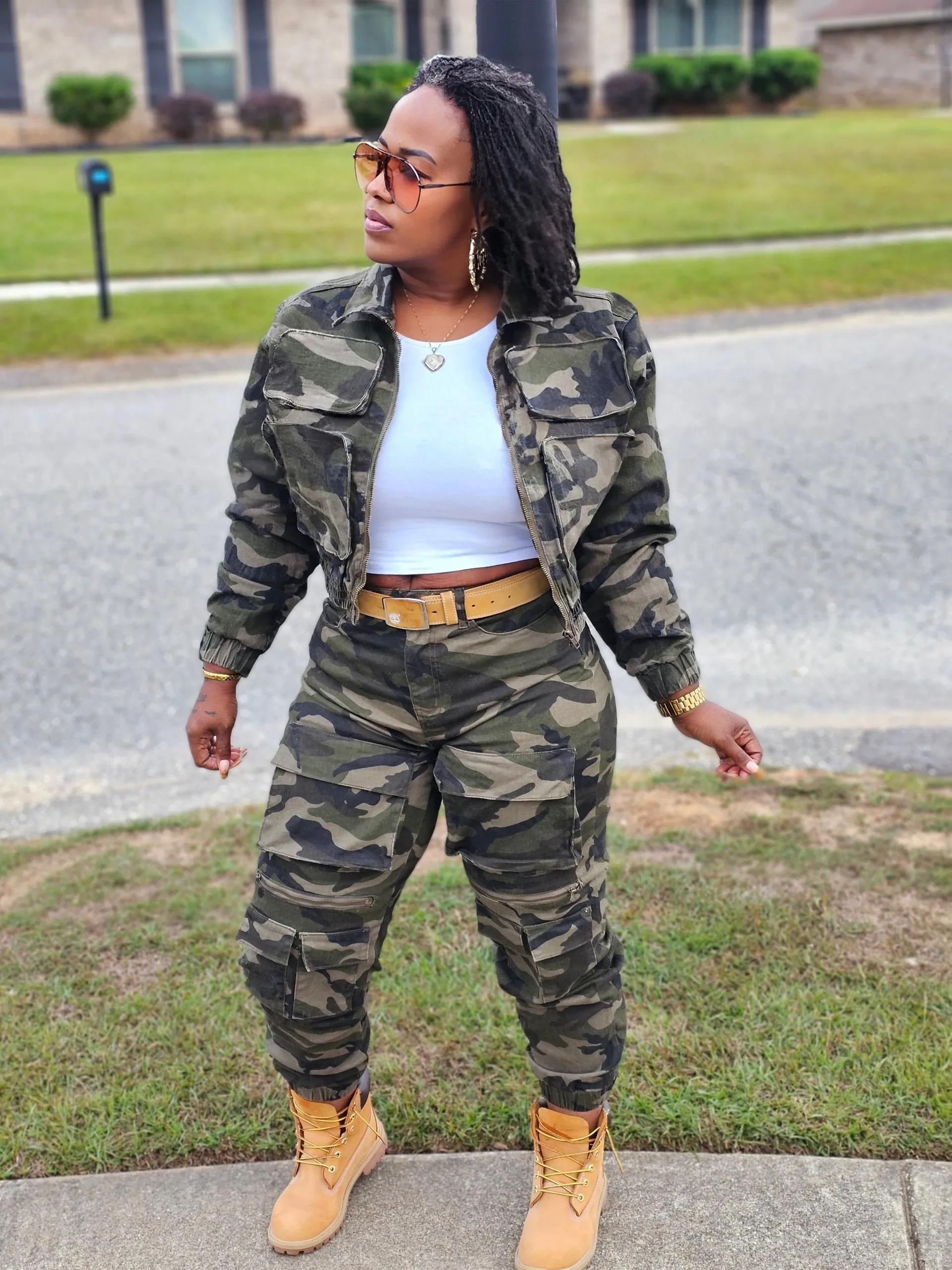 Glam Army Cargo Joggers in