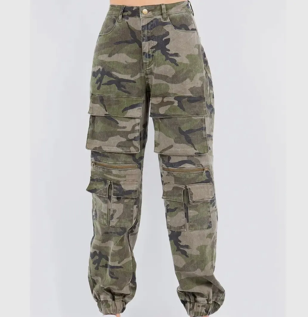 Glam Army Cargo Joggers in