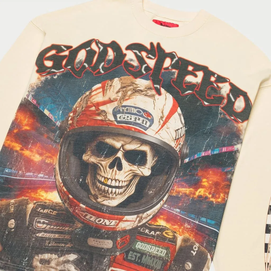 GODSPEED Racer Goldie LS T-Shirt (Bone)