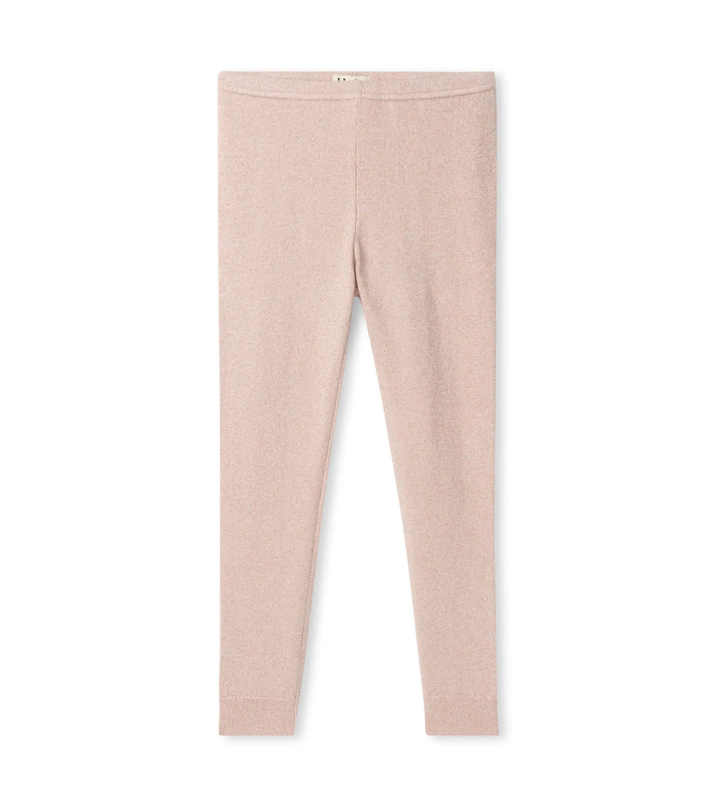 Gold Shimmer Cable Knit Legging