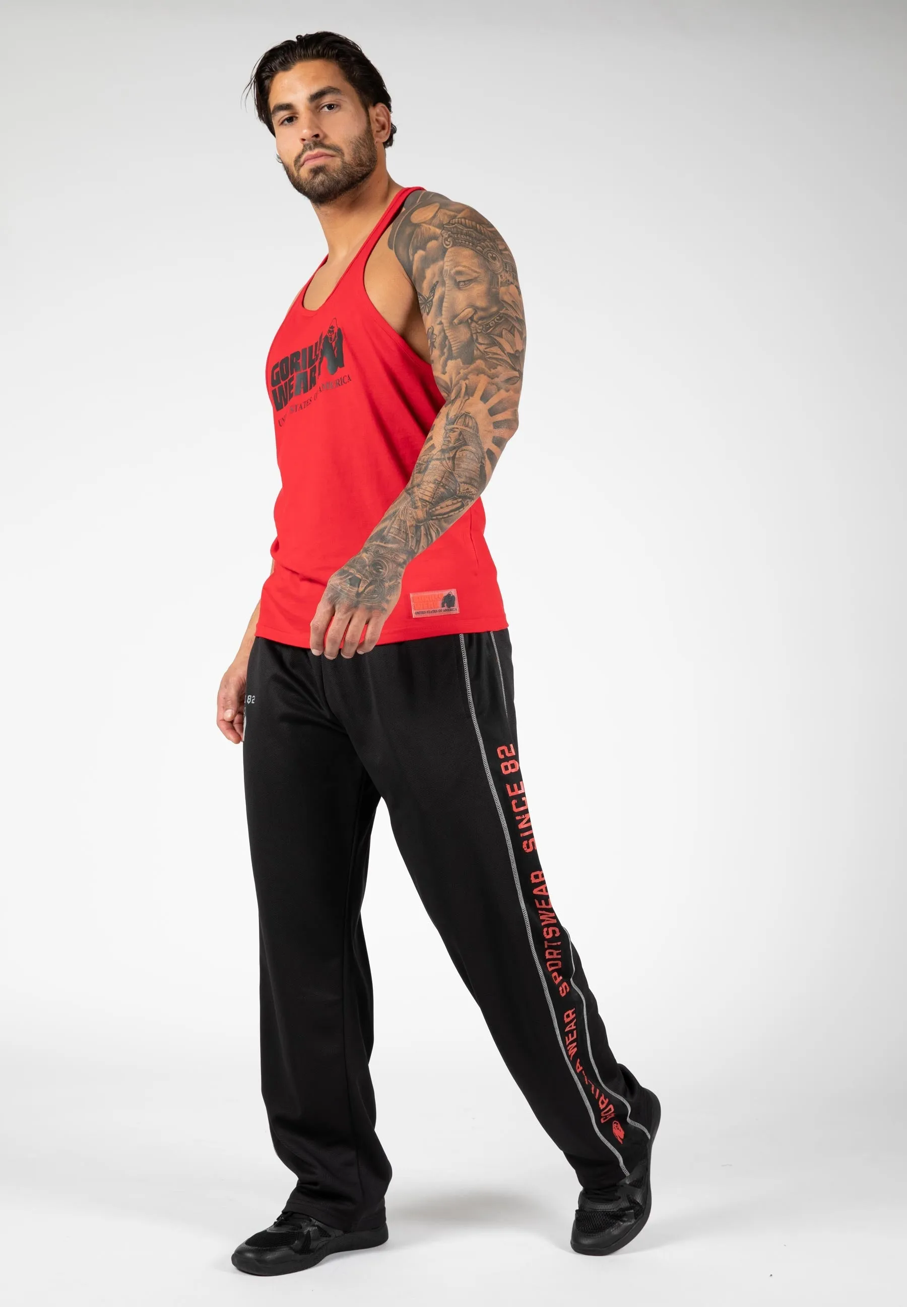 GORILLA WEAR Classic Tank Top Bodybuilding Weight Lifting Fitness Mens