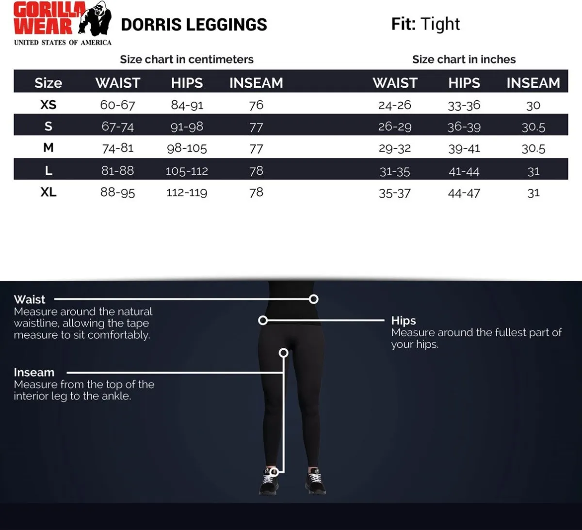 Gorilla Wear Dorris Leggings Violet