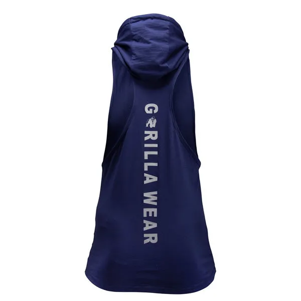 Gorilla Wear - Lawrence Hooded Tank Top - Navy