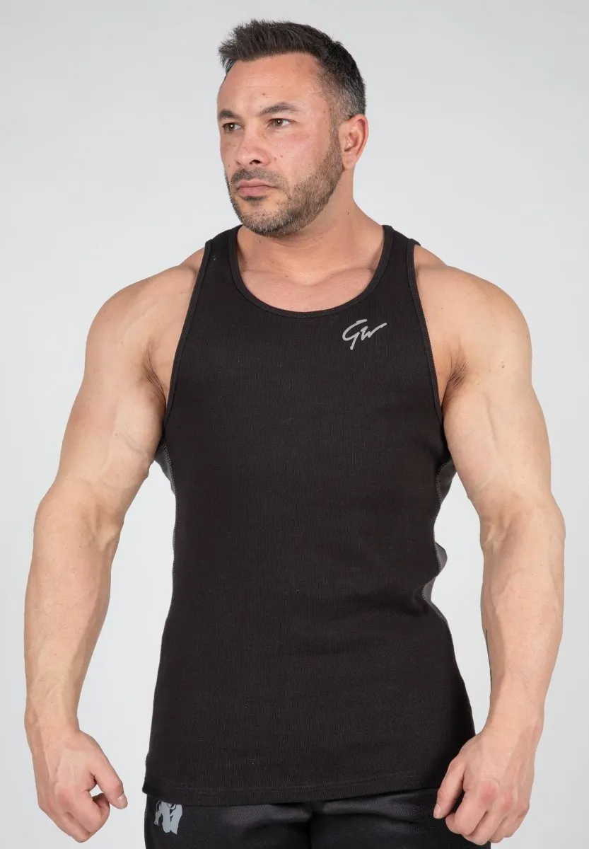 Gorilla Wear Richmond Rib Tank Top Black/Grey