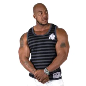 Gorilla Wear Stripe Stretch Tank Top