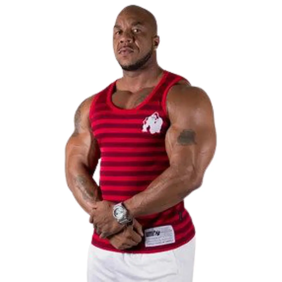 Gorilla Wear Stripe Stretch Tank Top