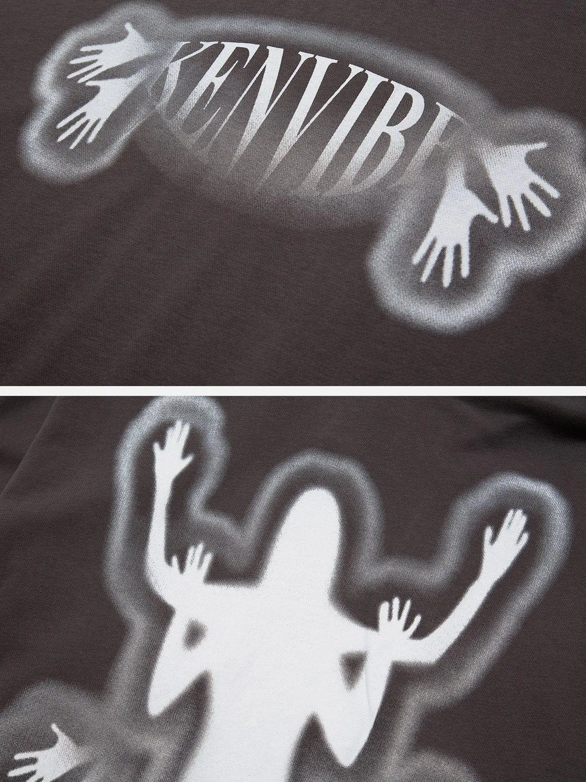 Hands Human Silhouette Hoodie