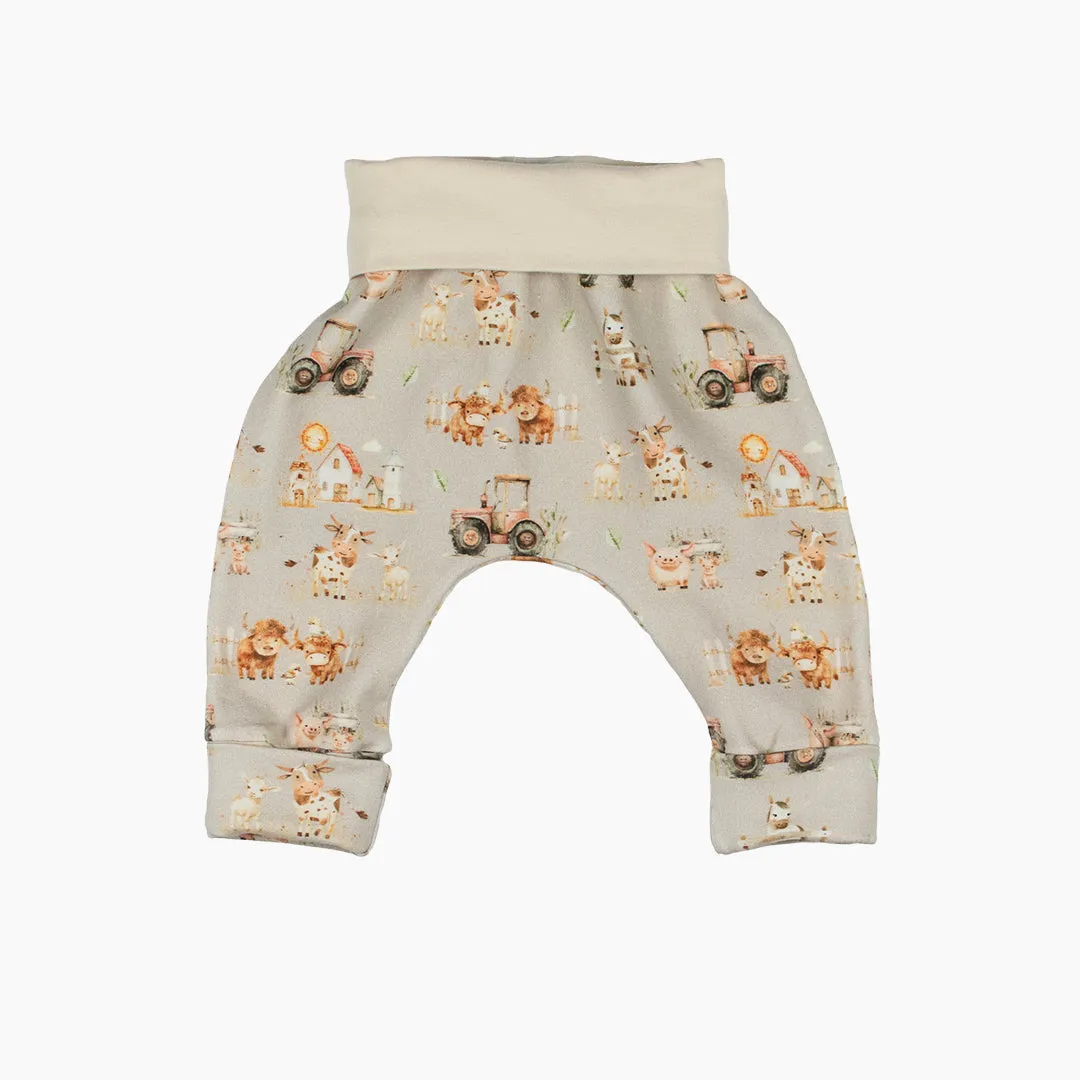 Happy Farm Grow-With-Me Harem Pants